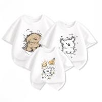 ราคา Family Matching T shirt Cotton Tee for Kids Parents Cartoon Style Summer Outfit เสื้อคู่ครอบครัวธีมอวกาศ (48760737531)