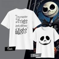 ราคา HALLOWEEN T shirt SKELLINGTON JACK NIGHTMARE BEFORE CHRISTMAS Cotton Children Adults เสื้อยืดพิมพ์คุณภาพสูง (29694717442)