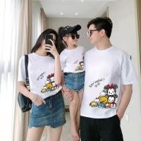 ราคา Mickey Family Matching T shirt Short Sleeve Cotton Tee Cute Sports Team Outfit เสื้อคู่ครอบครัวมิกกี้สุดน่ารัก (42830977426)