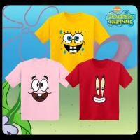 ราคา Funny Cartoon Family Matching T shirt Sponge Starfish Crab Squirrel Octopus Design เสื้อคู่ครอบครัวลายการ์ตูนน่ารัก (54810708336)