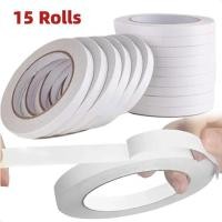 ราคา เทปกาวสองหน้า แบบบางพิเศษ แข็งแรง สีขาว DIY สําหรับบ้าน ออฟฟิศ (24808077370)
