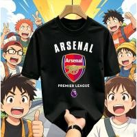 ราคา จัดส่งภายใน 24 ชั่วโมง เสื้อยืดแขนสั้นคอกลมพิมพ์ลายโลโก้สโมสร Arsenal ตัวอักษรโค้ง สำหรับแฟนบอล Arsenal ในพรีเมียร์ลีก (44562342117)