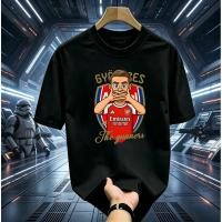 ราคา จัดส่งภายใน 24 ชั่วโมง เสื้อยืดแขนสั้นคอกลมลายการ์ตูนนักเตะอาร์เซนอล เสื้อทีมฟุตบอลโลก เสื้อแฟนบอล เสื้อยืดผู้ชาย (54062361745)