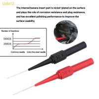 ราคา Lidu12 4 ชิ้น 0 7 มิลลิเมตรมัลติมิเตอร์ทดสอบ Probe Pins เจาะลวด Probe ฉนวนกันความร้อน Back Probes ฉนวนกันความร้อนที่ไม่จําเป็น (54409392240)