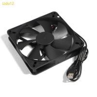 ราคา Lidu12 14x14 ซม CPU พัดลมระบายความร้อนเปลี่ยน DC5V 1800RPM PC Cooler หม้อน้ําพัดลมดูดอากาศ (50409392337)