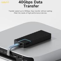 ราคา Lidu12 Type C สายชาร์จเร็วสําหรับสมาร์ทโฟนแล็ปท็อป USB C สายแบน 40Gbps ข้อมูล (50012082929)