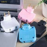 ราคา Rotatable Plug Power Strips Socket Adapter with 2 USB Port for Efficient Charging (49012112030)