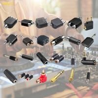 ราคา Lidu12 3 5 มม สเตอริโอ 2RCA อะแดปเตอร์ชายหญิง Auditory Splitter 2RCA อะแดปเตอร์ (44810913143)