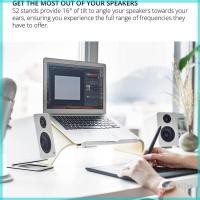 ราคา Star Desktop Speaker Stand External System หรือ Kanto s YU4 Active Speaker Rack (55809576904)