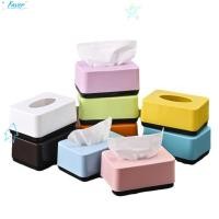 ราคา ที่ใส่ผ้าเช็ดปาก FAVOR กล่องกระดาษทิชชู่ทรงสี่เหลี่ยมสีทึบทิชชู่พลาสติกทนทานใช้ในบ้าน (54310654285)