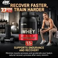 ราคา เวย์โปรตีน Optimum Nutrition Gold Standard 100 Whey 2 ปอนด์ สร้างกล้ามเนื้อ ฟื้นฟูหลังออกกำลังกาย อาหารเสริมยิม (52512520346)