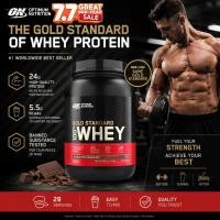 ราคา Optimum Nutrition Gold Standard 100 Whey Protein 2lbs Isolate ผงโปรตีนเวย์ อาหารเสริม เสริมสร้างกล้ามเนื้อ (46712311519)
