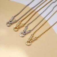 ราคา โซ่พระไทย สร้อยพระ Thailand Amulet chain Amulet Necklace Color Retention Gold Covered Round Bead Box chain All Match High End Amulet Hanging chain tVE4 (51509739657)