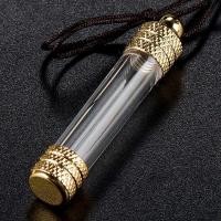 ราคา ชาดขวดเปล่า จี้หลอดยันต์เอสเอ็มชาดขวดเปล่าใสเสน่ห์หลอด ขวดขนาดเล็กจี้สร้อยคอสามารถเปิดอะคริลิกลวงจี้ห้อยคอจี้ 414ETN (55308789878)