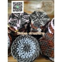 ราคา ผ้ารองครก ผ้ารองเขียง ถักมือ แฮนด์เมด ขนาด 9 คละลาย (43453929912)
