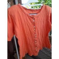 ราคา โล๊ะ เสื้อยืดผ้าร่อง กระดุมจริง 5 เม็ด มีซับบ่า อก36 38 (26884126745)
