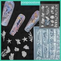 ราคา POOP Multifuntional แม่แบบเล็บซิลิโคนพร้อมรูปแบบปลาวาฬและเปลือกหอยสําหรับแต่งเล็บสไตล์ Marine Theme Nail De (58161084626)