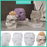 ราคา POOP 3 รูปแบบ Skull กระถางดอกไม้แม่พิมพ์ Art ซิลิโคนหัตถกรรมแม่พิมพ์ Diy Handmade ผู้ถือปากกา (44031166658)
