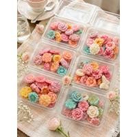ราคา หวานน้อยหอมละมุน สวนดอกไม้ที่ทานได้ ขนมอาลัวดอกไม้นานาชนิด ชิ้นเล็ก สูตรดั้งเดิม หวานน้อยหอมละมุน (55511547878)