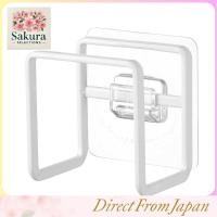 ราคา Yamazaki Tower Film Hook Sponge Holder Compact Easy Mount Adjustable Position White (56810775144)