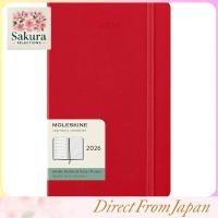 ราคา Moleskine Planner 2026 January Start 12 Month Weekly Diary Large Size 13cm x 21cm Hardcover Scarlet Red DHF212WN3Y26 (56655653140)