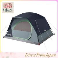 ราคา Coleman 4 Person Skydome Camping Tent Blue 141 Parallel Import (56553409283)