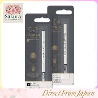ราคา PARKER Parker 5th Replacement Refills Set of 2 Fine Black Water Based Officially Imported Product 1950273X2 (56455680901)