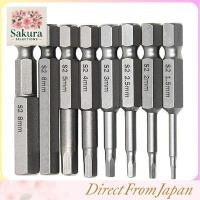 ราคา Latikaly Hex Wrench Bit Set 8 Pieces Impact Driver Bits Precision Driver Hex Shaft 6 35mm Magnetic Attraction 1 5mm 8mm (54555669085)