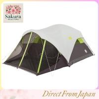 ราคา Coleman Steel Creek 6 Person Tent with Screen Porch Integrated Rainfly Weather Resistant Tent with Screen Room Quick Setup in Minutes Compatible with Queen Size Air Bed (52653418171)