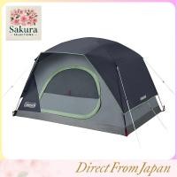 ราคา Coleman Skydome Tent 5 minute setup for 2 4 6 8 people weather resistant tent with rainfly and carrying bag 20 more headroom than traditional canopies (51803413763)
