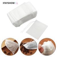 ราคา IFAYSHOW 100 แพ็คถุงกรองชาธรรมชาติสําหรับชากาแฟที่ว่างเปล่าสําหรับใบหลวม (27644464953)