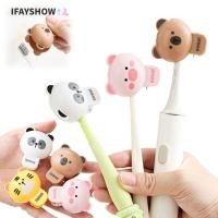 ราคา IFAYSHOW ที่ใส่แปรงสีฟันชั้นวางแปรงสีฟันกันฝุ่นแบบพกพาคลิปหนีบเก็บแปรงสีฟันสัตว์น่ารัก (57862918047)