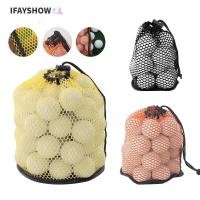 ราคา IFAYSHOW กระเป๋ากีฬาตาข่าย กระเป๋าใส่ลูกกอล์ฟแบบพกพาอเนกประสงค์ กระเป๋าหูรูดไนลอนอุปกรณ์กอล์ฟ (57862690483)
