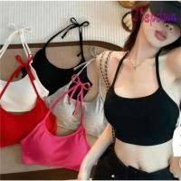 ราคา JEPDWN เสื้อสายเดี่ยว สวยกลับ Push Up Halter เสื้อกั๊ก เซ็กซี่ Bra Padding Backless สปาเก็ตตี้สายรัดผู้หญิงฤดูร้อนสวมใส่ (57959078776)