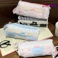 ราคา JEPDWN กระเป๋าดินสอ ดินสอหลายชั้นความจุขนาดใหญ่ กระเป๋าปากการะบายลูกไม้หวานสไตล์เกาหลี Back To School (57263937623)