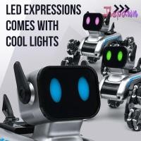 ราคา JEPDWN หุ่นยนต์ RC AI หุ่นยนต์ควบคุมระยะไกลแปดล้อพลาสติก รีโมทคอนโทรลเงินสร้างสรรค์ของเล่นสุนัขเด็ก (54913660330)