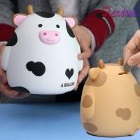 ราคา เจปวอน กระปุกออมสินวัว ความจุขนาดใหญ่สัตว์กระปุกออมสินเด็ก การ์ตูนเดสก์ท็อปตกแต่งสร้างสรรค์เด็กเงินสดประหยัดกล่องเงินชายหญิง (51263302212)