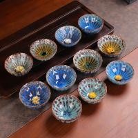 ราคา เตาเผา เปลี่ยนถ้วยชานมชาเซรามิคหกถ้วยชา Kung Fu ชุดชาถ้วยถ้วยชาในครัวเรือน Master ถ้วย ZHB0 (45908612132)