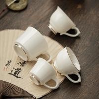 ราคา พร้อมที่จับถ้วยชาหู Kung Fu ถ้วยชาเซรามิคถ้วยชาพร้อมที่จับถ้วยชาจีนในครัวเรือนชาดื่มถ้วยเดียว THOC (51458656062)