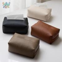 ราคา BTLIM กล่องทิชชู่ สีทึบเดสก์ท็อปตกแต่งกล่องเก็บกระดาษทิชชู การออกแบบสี่เหลี่ยมที่ทันสมัยหนังเทียมกันฝุ่นถุงเก็บกระดาษทิชชูห้องนั่งเ (57614300759)