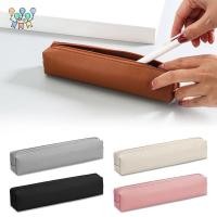 ราคา กระเป๋าใส่ปากกา BTLIM กระเป๋าเก็บความจุขนาดใหญ่กันน้ําสกปรก ดินสอหนัง PU เรียบง่าย (54164233441)