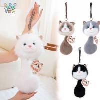 ราคา บาทลิม กระเป๋าใส่เหรียญแมว กระเป๋าใส่เหรียญตุ๊กตาหัวใหญ่เหมือนจริง พวงกุญแจแมวตุ๊กตานุ่มหางยาวน่ารักสําหรับเพื่อน (51764241180)