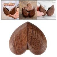 ราคา กล่องเครื่องประดับ YOLANDA ที่ใส่ของขวัญ กล่องเก็บแหวนรูปหัวใจ ที่เก็บเครื่องประดับหมั้นย้อนยุค แหวนแต่งงานไม้ (57363569245)