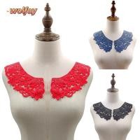 ราคา YOLANDA ปกปัก ผ้าลูกไม้กลวงดอกไม้ผู้หญิงลูกไม้ Neckline DIY ที่ถอดออกได้คุณภาพสูงผ้าไหมนมเสื้อปลอมชุดอุปกรณ์เย็บผ้า (56512417377)