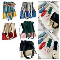 ราคา YOLANDA กระเป๋าสะพาย Reusable Pleats โครเชต์ Tote Bag แฟชั่น Braid ความจุขนาดใหญ่กระเป๋าถือถักลําลองผู้หญิง (56213381607)