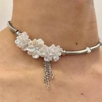 ราคา Changsheng Flowers Niche Original Design Necklace ดอกไม้ Chocker Flower Tassel New Chinese Heavy Industry (24933237882)