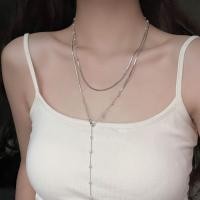 ราคา สร้อยคอไข่มุกสร้อยคอโซ่สแตนเลสสร้อยคอ (27122994602)