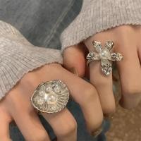 ราคา ฝรั่งเศสย้อนยุคโลหะเงินโลตัสมุกเปิดแหวนซ้อนอินแหวนชุบทองทองแดงระดับไฮเอนด์ (26226833234)