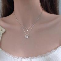 ราคา สร้อยคอเงินแท้ผีเสื้อสองชั้นพรีเมี่ยมสําหรับเด็กผู้หญิง (26336960232)