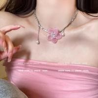 ราคา Bloom คอหวานเพิร์ลพู่สร้อยคอดอกไม้หรูหรา Niche Choker Collarbone Chain อุปกรณ์เสริมอ่อนโยนหญิง (26518477043)